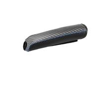 Manchon frein à main voiture Pour A4 B8 Housse De Protection Pour Levier De Vitesse Et Frein À Main(BLEU)