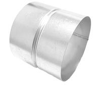 Manchon galvanisé ou en acier inoxydable Dn 100 125, 150, 160 200 mm Raccord forme partie connecteur, argent
