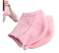 Manchon hydratant pour coude - 1 paire de coussinets nourrissants longue durée pour talons secs pour travailler, étudier, dormir ou faire de la randonnée