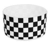 Manchon Inférieur de Bouteille en Silicone, Protection Antichoc | Motif Quadrillé, Format Petit 7,5cm, pour Gobelet et Tumbler, Usage Bureau et Extérieur