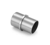 Manchon inox de raccordement pour garde-corps à emboiter - Diamètre 42,4mm - Tube rond - Pour construction de balustrade, main courante, escalier, tubes - En acier inoxydable V2A - RAPIDOX