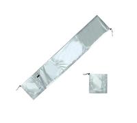 Manchon isolant clim - 127 cm Cache conduit ventilation | Gaine thermique tuyau | protection anti poussière étanche pour flexible clim portable | film aluminium EVA 5-5.9 pouces | économie énergie mai