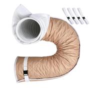 Manchon isolant de tuyau AC portable, protection de tuyau isolée thermiquement réglable