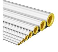 Manchon isolant for tuyau de chaudière à vapeur, tuyau isolant en laine de verre et laine de roche, ignifuge et insonorisant, industrie et construction(ID-48mm/1.89"TH-30mm/1.18")