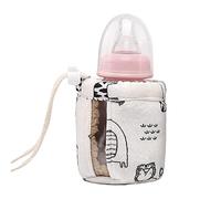 Manchon Isolant Pour Biberon - Pochette Chaude Pour Biberon, Housse Isolante En Peau D'agneau Épaissie Avec Lanière, Sac Isotherme Pour Chauffe-biberon, Housses Pour Bouteilles De Boisson - S