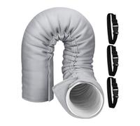 Manchon Isolant Pour Tuyau Ca Portable, 150x53cm Avec 3 Sangles À Boucle