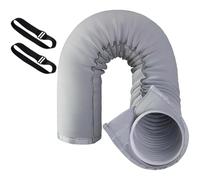 Manchon isolant pour tuyau d'air conditionné, gaine isolée enveloppante pour conduits AC, manchon pour conduits de 15 cm et 13 cm de diamètre pour climat chaud, maison, garage