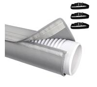 Manchon Isolant Pour Tuyau De Climatisation, Processus D'installation Facile, 150 X 53 Cm, Manchon Anti-poussière AC, Couvercle De Sortie De Climatiseur, Solution Décorative Pour La Maison, Pour L'éco