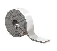 Manchon isolant pour tuyau d'eau, 20 x 200 cm, en mousse thermique, protection contre le gel, résistant aux intempéries et réduction du bruit, convient pour la maison et le jardin (gris)