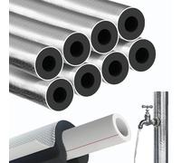 Manchon Isolation Tuyau Auto-Adhésif en Aluminium, Isolation Antigel et Ignifuge pour Tuyaux d'Eau Chaude et de Climatisation, Étanche, Pour Intérieur et Extérieur(48mm*10mm*90cm)