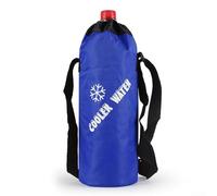 Manchon isotherme et porte-bouteille d'eau avec style de transport à bandoulière, protection thermique pour boissons, matériau pour l'extérieur et une utilisation quotidienne (taille S, bleu)