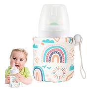 Manchon isotherme pour biberon - Housse d'isolation pour bouteille de lait, manchon d'isolation pour lait maternel avec housse thermique portable pour biberons pour voyage, sac à langer pour poussette