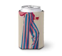 Manchon isotherme pour canette de bière, femme minimaliste tenant un verre à vin rouge, support de boisson isotherme doux pour fête, plage, événement, maison