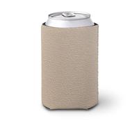 Manchon isotherme pour canettes de bière, fond beige clair plat minimal, pour fête, plage, événement, maison