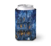 Manchon isotherme pour canettes de bière, manoir hanté fantôme pour fête, plage, événement, maison