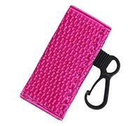 Manchon Porte-baume à lèvres - Polyester 6X2,6Cm 20G | Étui à Rouge à lèvres Portable, Pochette de Rangement pour Porte-clés | Accessoire de Porte-clés de Protection cosmétique | Sac à Main de Voyage