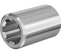 Manchon pour Arbre de transmission Arbre cannelé Type A 60 mm 1 1/8" 6 Dents 6 Rainures Tracteur