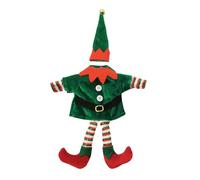 Manchon pour bouteille de vin de Noël sur le thème du festival, tissu facile à nettoyer, cadeau parfait, housse réutilisable, accessoires de fête