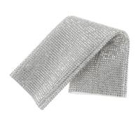 Manchon pour Poignée de Microphone sans Fil, Motif Strass Argenté | Compatible Micro Portatif sans Fil, Application Simple, Usage en Divers Contextes, pour Chanteurs et Animateurs