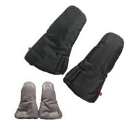 Manchon pour poussette - Polaire, gants de poussette, protège-mains coupe-vent doublés en peluche polaire | Mitaines épaisses de poignée de poussettes d'hiver pour l'usage extérieur de voyage de bébé