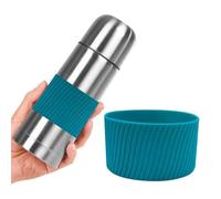 Manchon pour - Silicone durable pour boissons chaudes et froides, manchon de bouteille isolante pliable pour voyage pour verre en verre, poignée résistante à la chaleur | Pendol