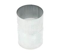 Manchon pour tuyau de descente en zinc bord à bord Ø80