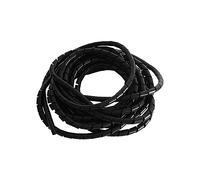 Manchon protecteur de câble en spirale, Gaine de protection for câble spiralé 2 m PE multicolore 4-25 mm(Black,10mm)