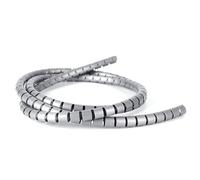 Manchon protecteur de câble en spirale, Gaine spiralée en polyéthylène for protection de fils et câbles, diamètre extérieur 8 mm, 1 mètre(Gray)
