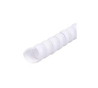 Manchon protecteur de câble en spirale, Manchon de protection de câble spiralé noir et blanc, plusieurs tailles(White,ID 12MM-10 METERS)