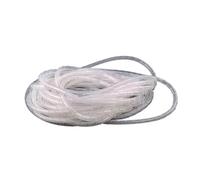 Manchon protecteur de câble en spirale, Tube d'enroulement de câble spiralé de 4 mm de diamètre intérieur, 5 ou 10 mètres, paquet de 1(White,5 meter)