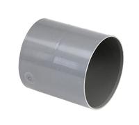 Manchon PVC - à butée - femelle-femelle - D100 mm - gris
