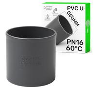 Manchon PVC U de Diamètre Ø 50 mm Convient pour Assembler Solidement Deux Tuyaux avec de la Colle - Garantie de 5 Ans - ONIX TECH