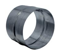 Manchon raccord mâle UNELVENT MRT 80 860355 acier galvanisé 80 mm argenté