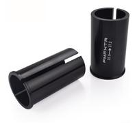 Manchon réducteur de tige de selle de vélo 27,2 mm à 25,4 mm en alliage adaptateur convertisseur pour cadre de selle Tube Réduction de diamètre Noir