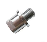 Manchon réducteur pour tour à bois convertit les fils externes 1-8 en filetage interne 3/4-10 avec douille hexagonale pour un montage sûr du mandrin et des opérations de rotation stables en utilisant