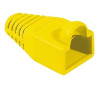 Manchon RJ45 jaune snagless diamètre 6,5 mm (sachet de 10 pcs)