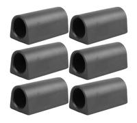 Manchon Stabilisateur de Roue Arrière 6pcs Anti-basculement en Plastique | Texture en Relief, Bords Arrondis, Installation sans Outil, pour Tubes Arrière et Couloirs Carrelés