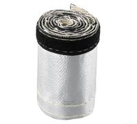 Manchon Thermique Ouvert 20mm Pour Câbles Et Tuyaux | pour fibre de verre aluminisée, résiste à 500°F en continu, protection contre chaleur radiante jusqu'à 2000°F, longueur 3