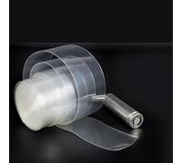 Manchon thermorétractable pour câble Tube thermorétractable en PVC Transparent 18650, Manchon de câble for boîtier d'enveloppe Film 1 pièce(55MM*8 Meters)
