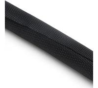 Manchon tressé extensible en PET à fermeture automatique pour câbles - 1/2/5 m - Noir - 5 mm - 1 m