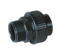 Raccord Pression Pvc Nicoll - Union 3 Pièces Femelle Ø40 - Mâle 1""1/4 À Visser