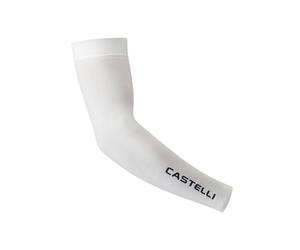 Manchons Castelli UPF 50+ Light 3 Blanc, Taille L