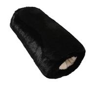 Manchons chauffants en cuir pour les mains | Moufles de lapin imitation de luxe | Silencieux élégant en peluche et poilue | Manchon élégant en fausse fourrure, Noir , Consulte la descripción
