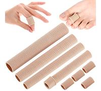 Manchons D’orteil Protecteurs,4 Pièces Protection Orteils,Pansement Cors Au Pied,15CM Tube de Coussin D'orteil,Pour Soins Pour Les Doigts De Pieds,pour Ampoules, Callosités, Orteils et Doigts