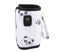 Manchons de Biberon, Couvercle Chauffe-lait Portable Multifonction USB Chauffe-Biberon Doux Confortable 21 Niveaux Contrôle de la Température Chauffage Rapide pour L'extérieur