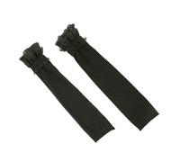 Manchons de bras ajustés de refroidissement adaptés pour la conduite, le cyclisme et le confort intérieur pour la conduite et les activités de plein air Manches en dentelle, Noir , taille unique