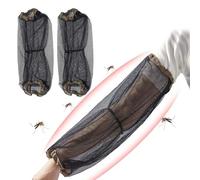 Manchons De Bras Anti-moustiques, Manchons De Bras En Moustiquaire Haute Densité Élastiques, 2 Manchons De Bras Respirants Anti-moustiques, Manchon De Bras En Maille Fine Pour La Pêche, Le Jardinage