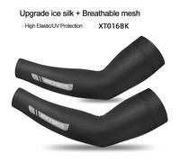Manchons De Bras De Protection Uv,Chauffe-Bras De Camping,Manches De Basket-Ball,Manches De Cyclisme,Sports D'été,Équipement De Sécurité - Type Xt016bk-L