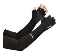 Manchons De Bras De Sport Pour Le Cyclisme,La Course À Pied,La Pêche,L'escalade,La Protection Contre Les Uv Du Soleil,Les Manches Fraîches Sur Glace Avec Manchette À 5 Doigts,2 Pièces - Type Bk