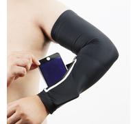 Manchons De Bras De Sport Respirants Et Antidérapants, Chauffe-Bras De Basket-Ball, Accessoires De Sport De Plein Air Avec Sac De Téléphone N66